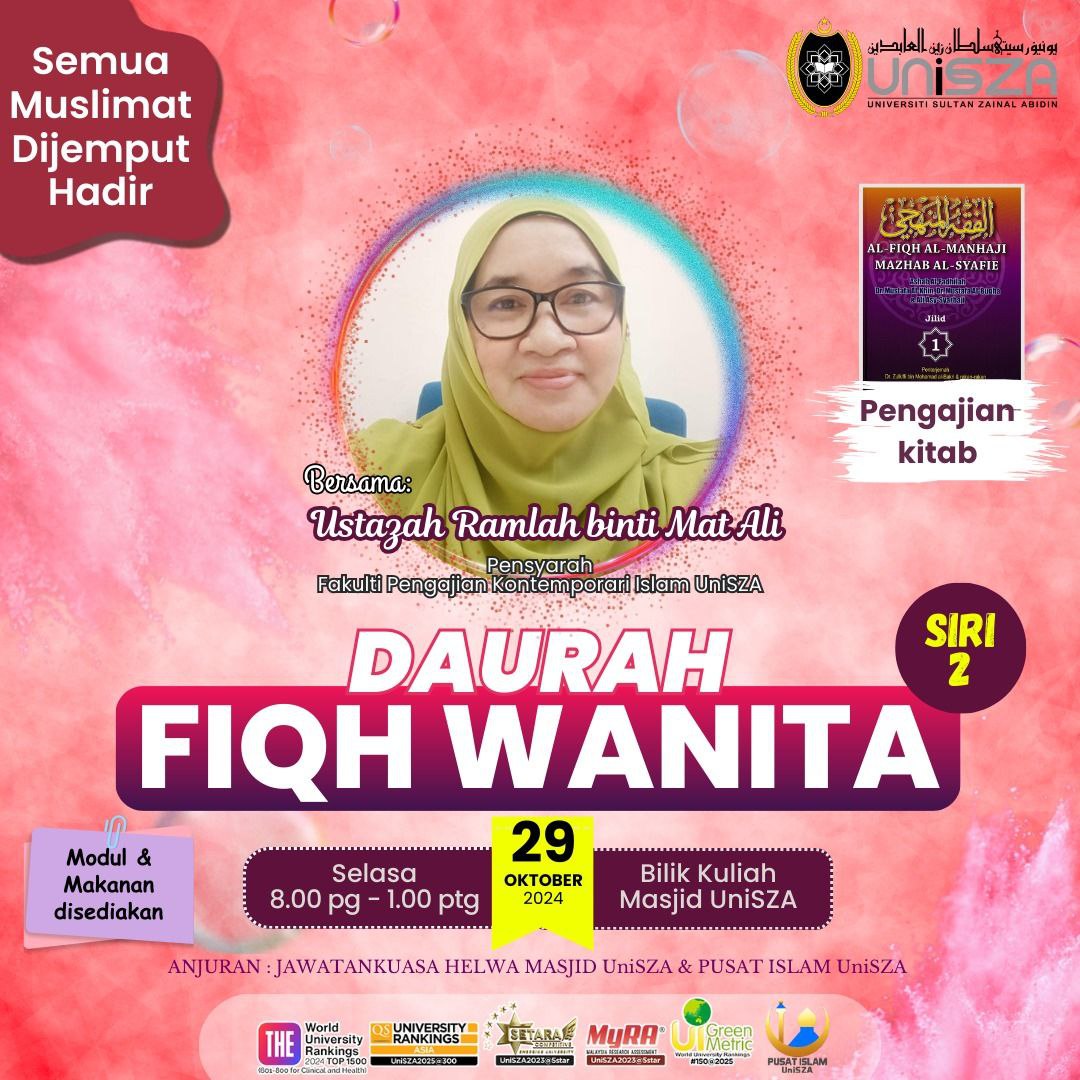 DAURAH FIQH WANITA SIRI 2